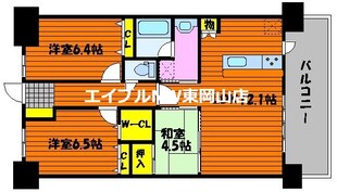 アルファステイツ国富Ⅱの物件間取画像